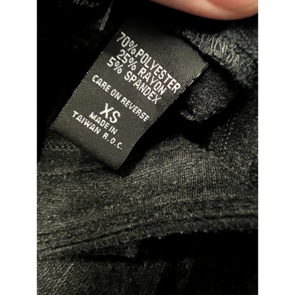 New York &‎ Company Wide Leg Cropped Pants Womens Size XS Y2K Minimalist - Picture 7 of 13